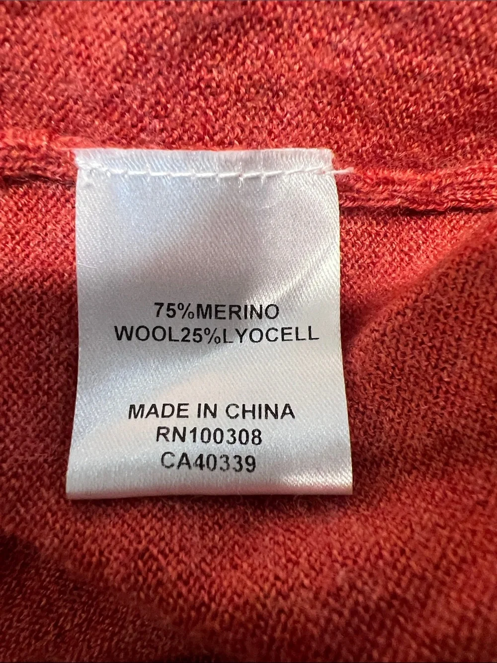 Peter Millar autumn crest  1/4 zip burnt orange merino wool lightweight sweater